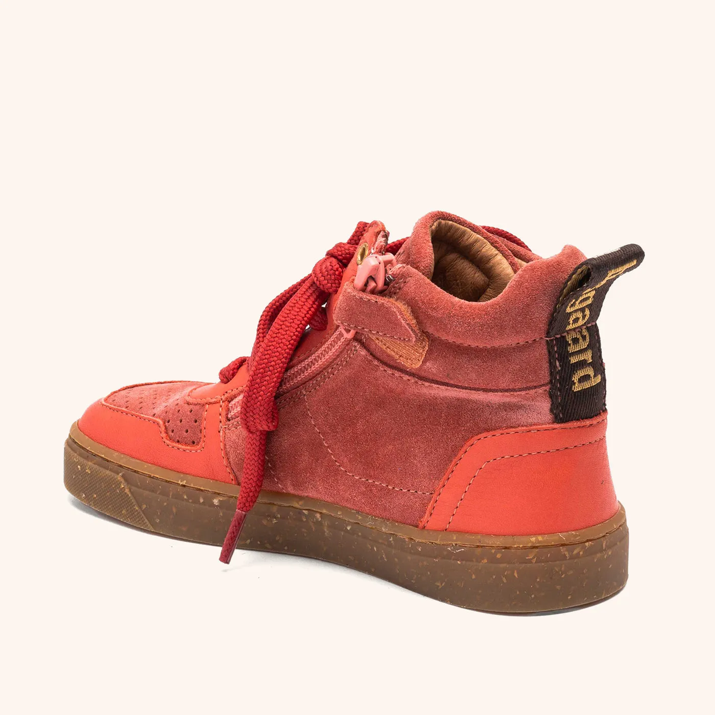 Bisgaard Barefoot Lisva barfodssneaker pink bred tåboks
