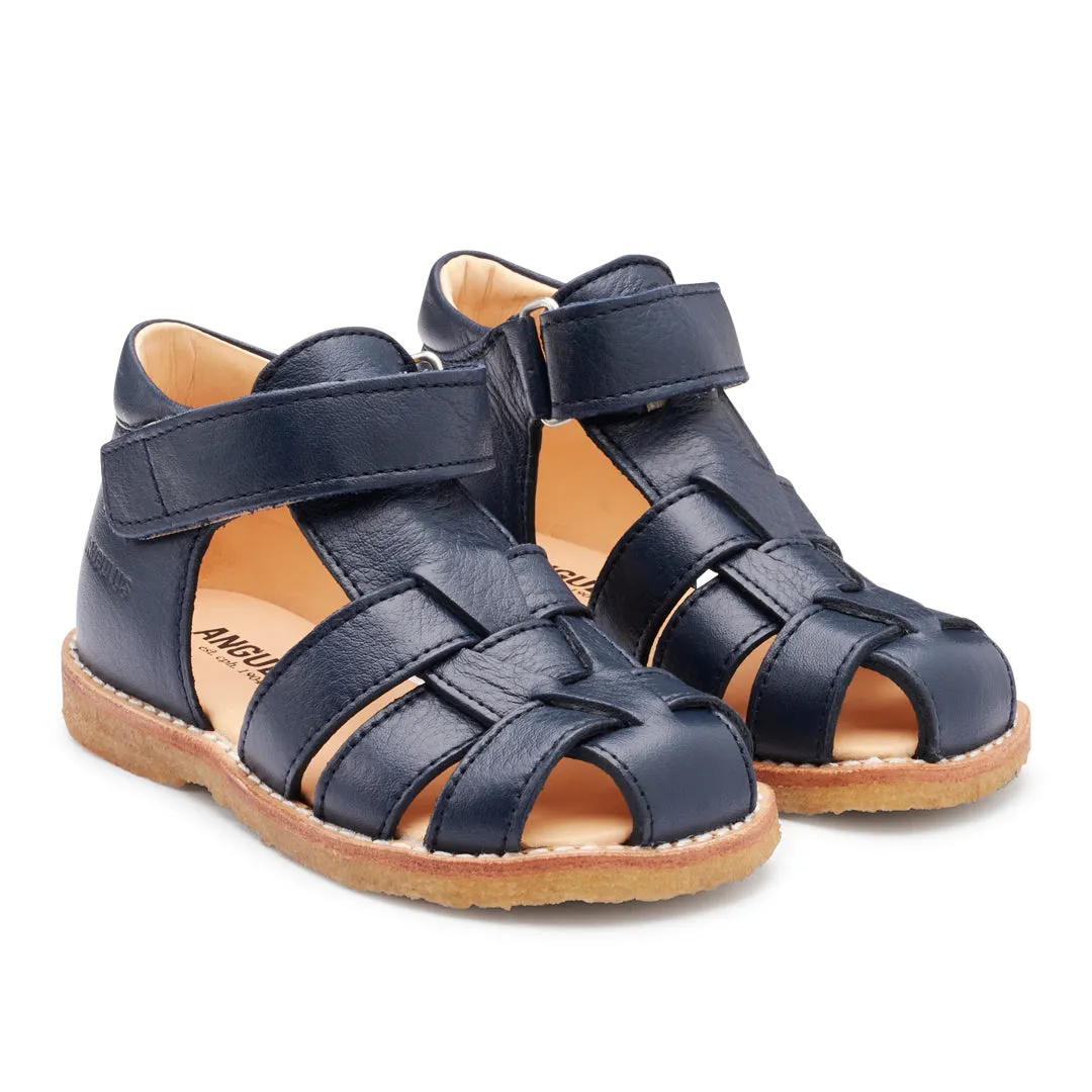 Angulus begynder sandal velcro børn læder