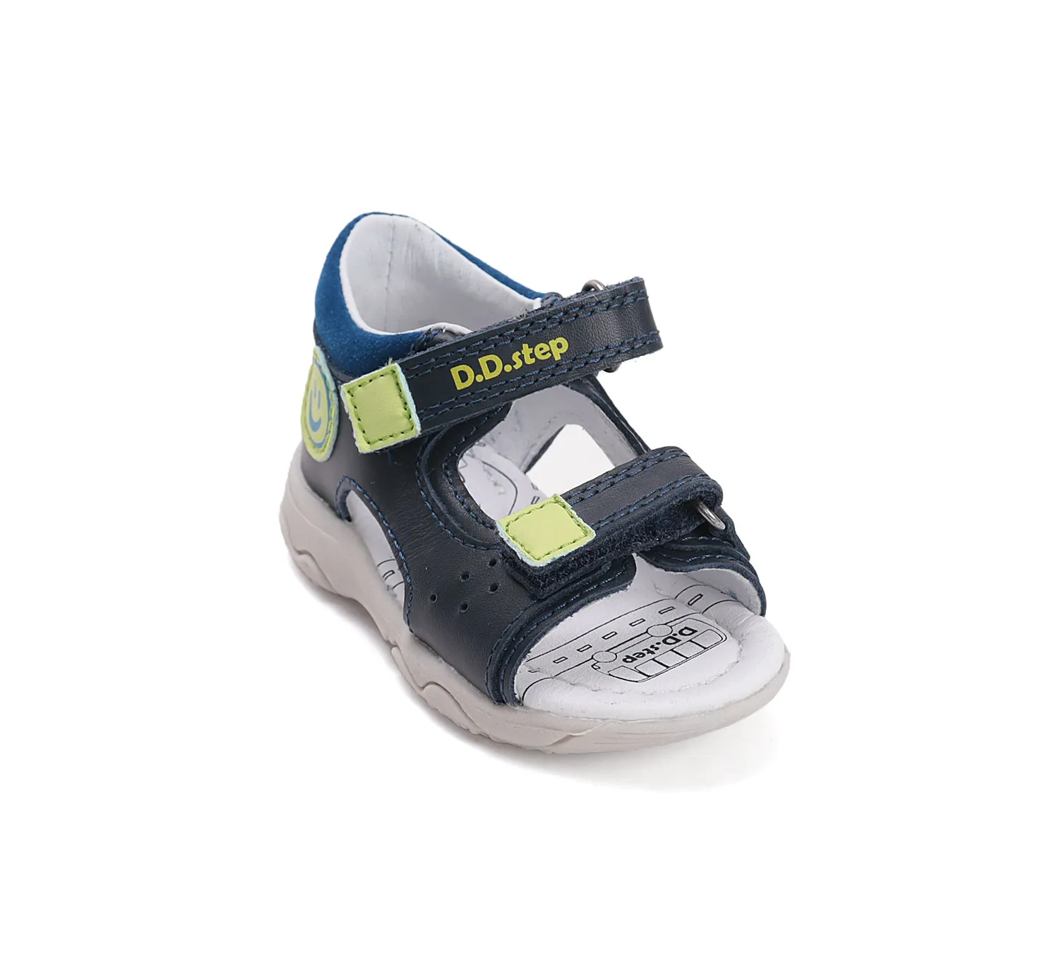 DD Step G064-61554 sandal dreng bred fod