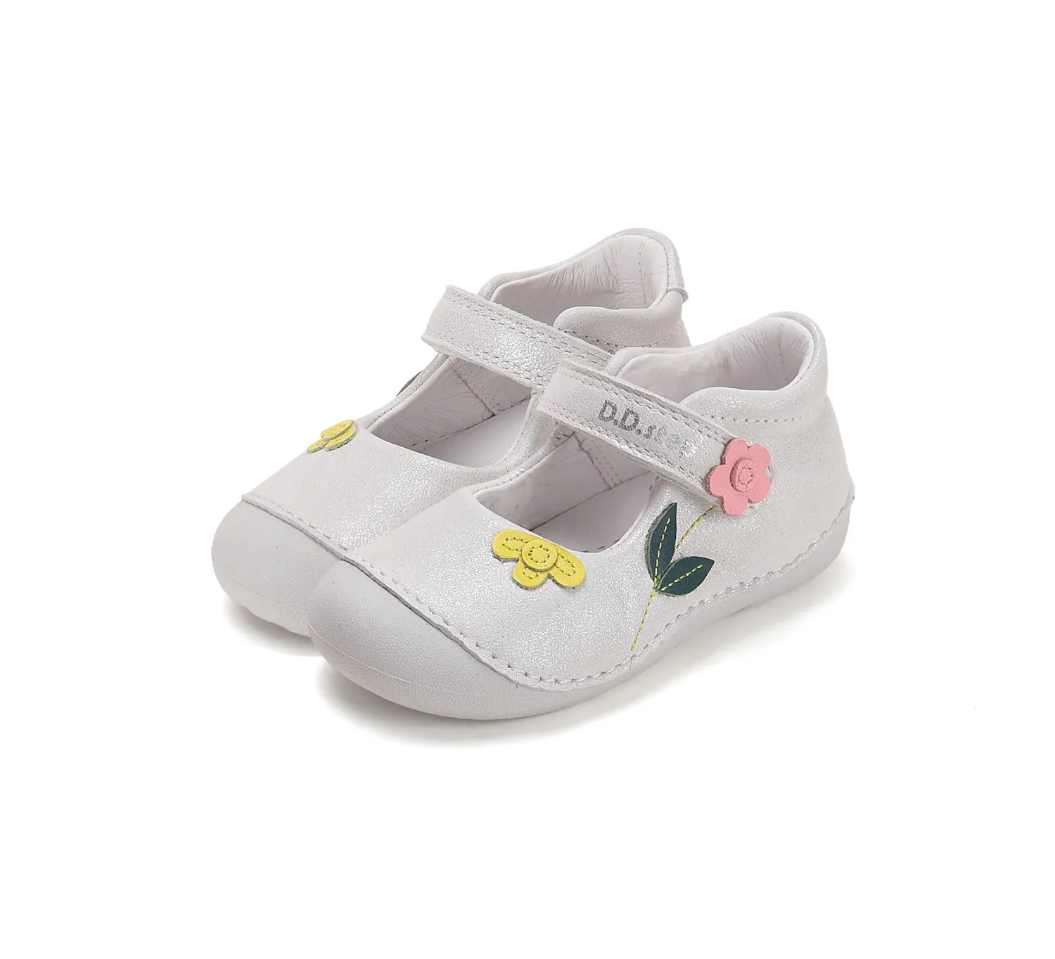 DD Step H015-61614B begyndersandal til pige med tåkappe