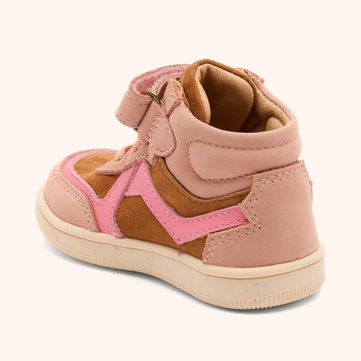 Bisgaard Jagger sneaker rose læder skridsikker