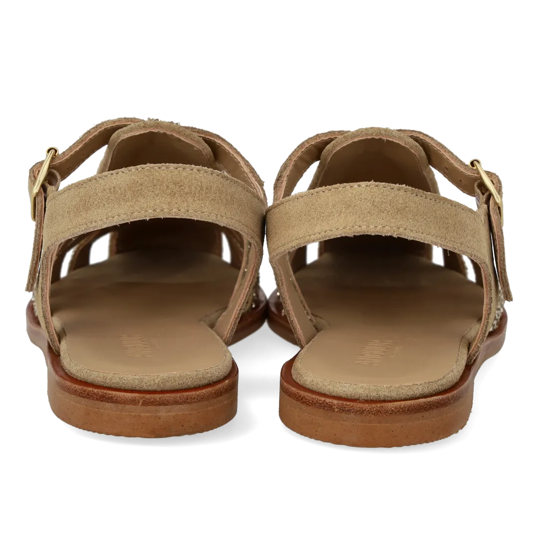 Angulus Fisherman sandal damesandal funklende glitter