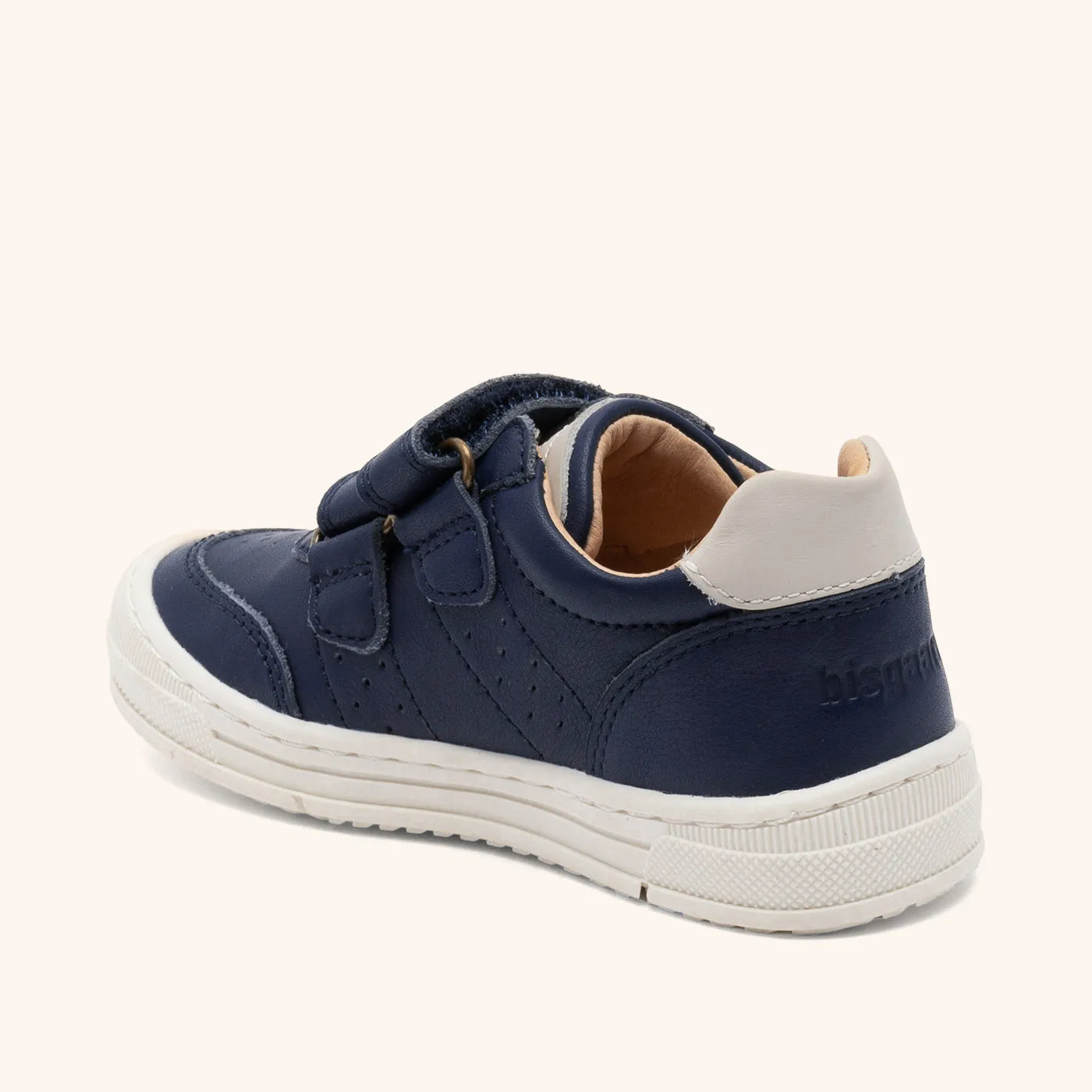 Bisgaard Rob sneaker navy blå velcro