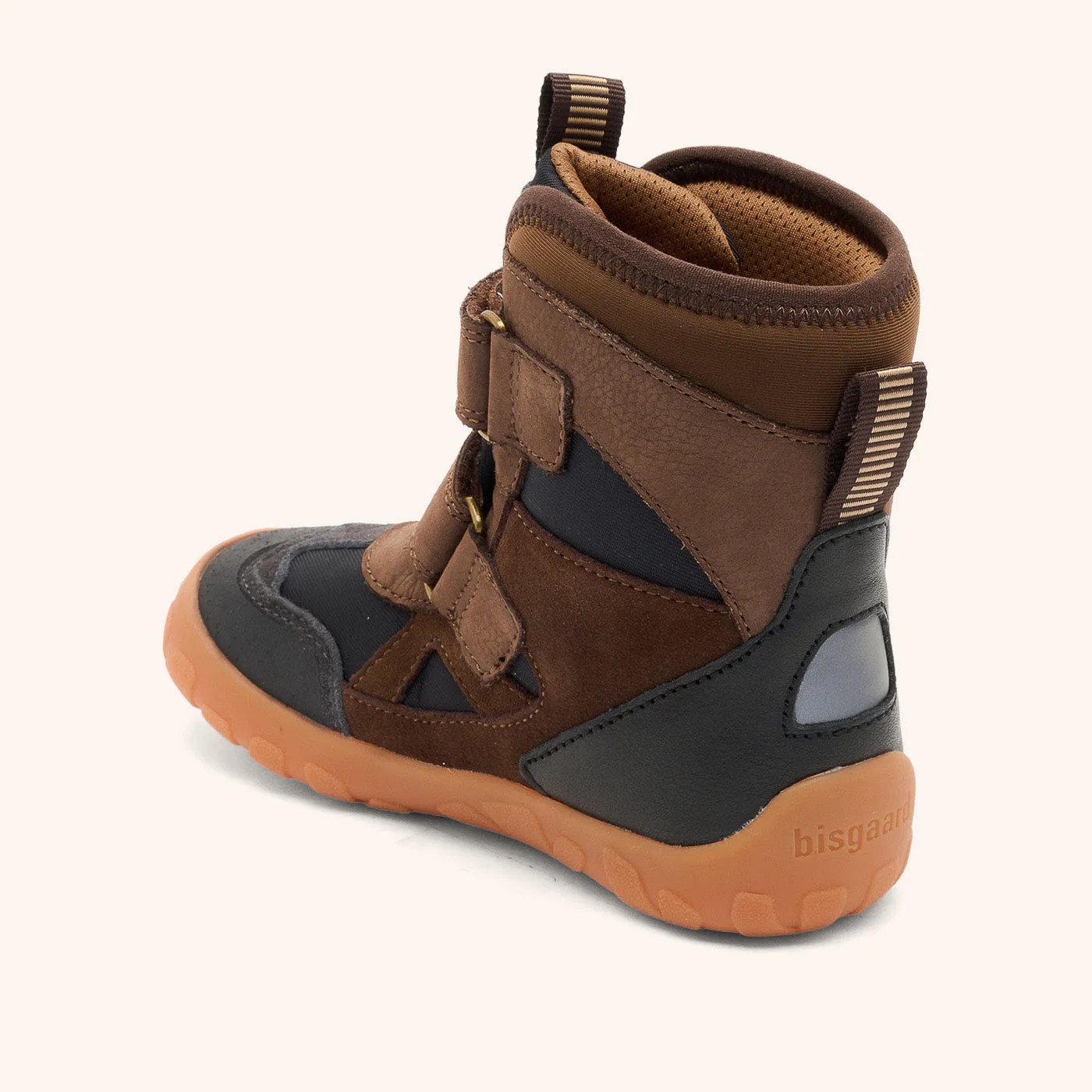 Bisgaard Barefoot Chad Tex vinterstøvle dark brown vandtæt