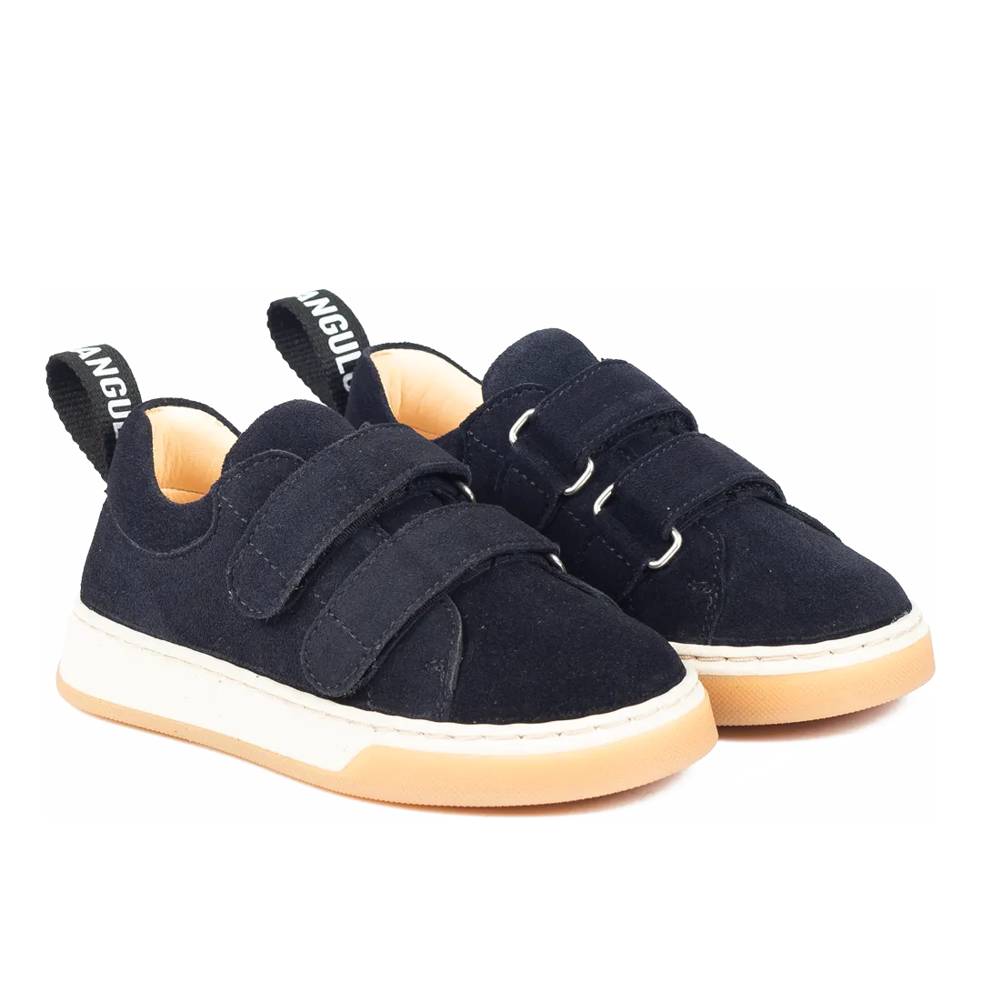 Angulus Sneaker logobånd velcro børn ruskind