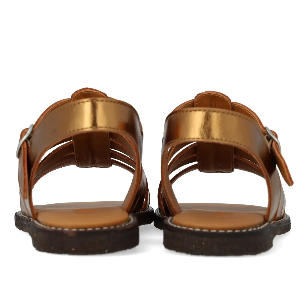 Angulus sandal åben tå lædersandal spænde