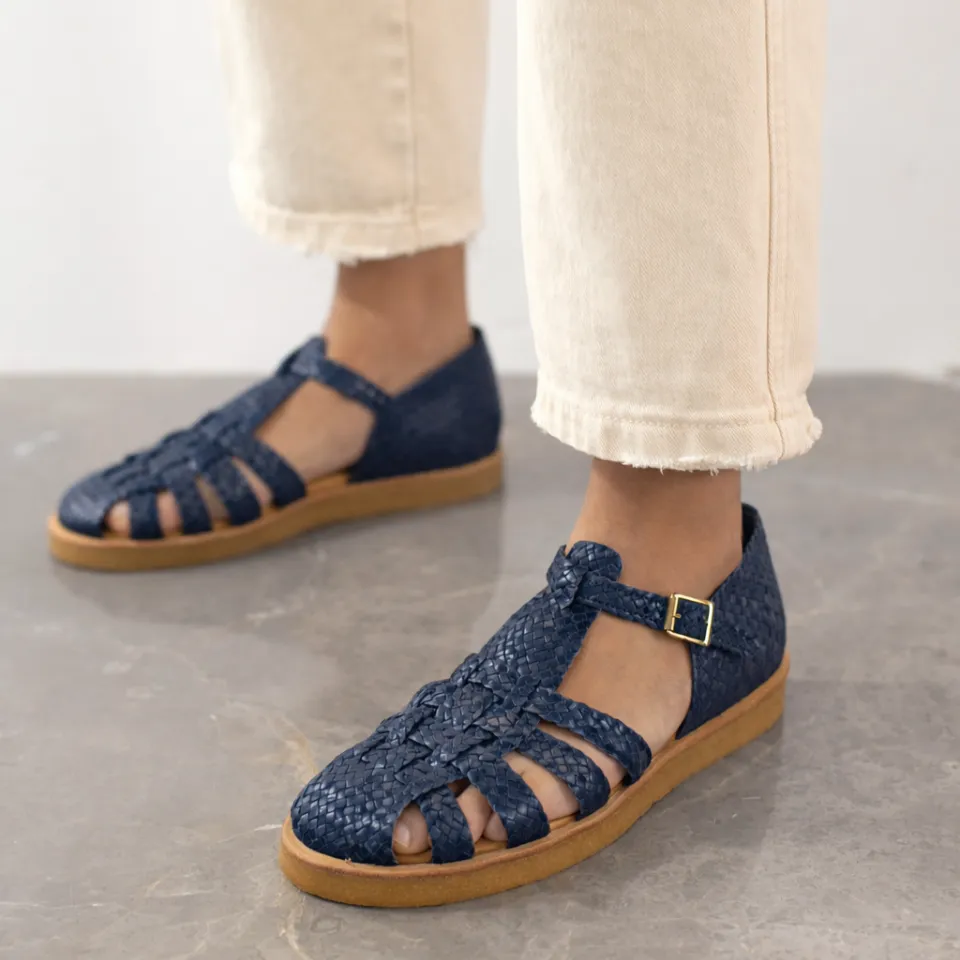 Angulus Klassisk håndflettet Fisherman sandal