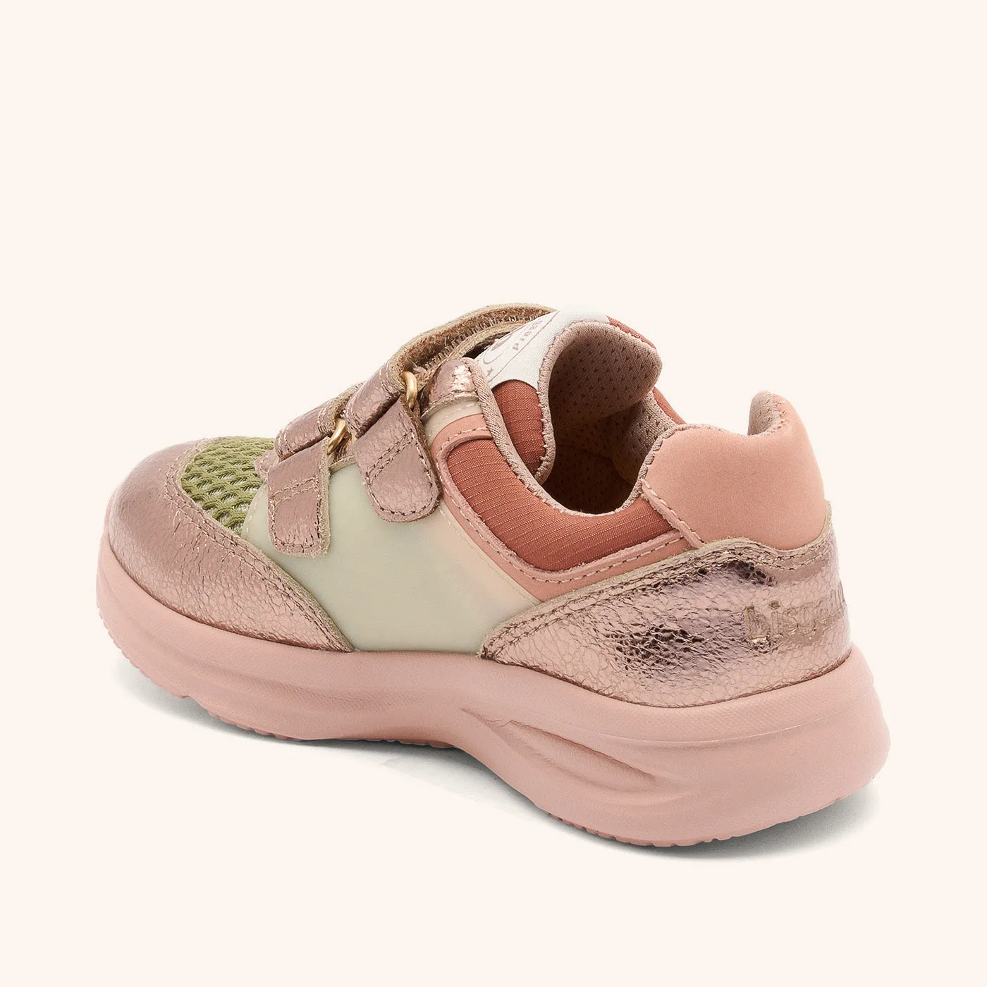 Bisgaard Yuki Tex glitter sneaker rose gold vandtæt