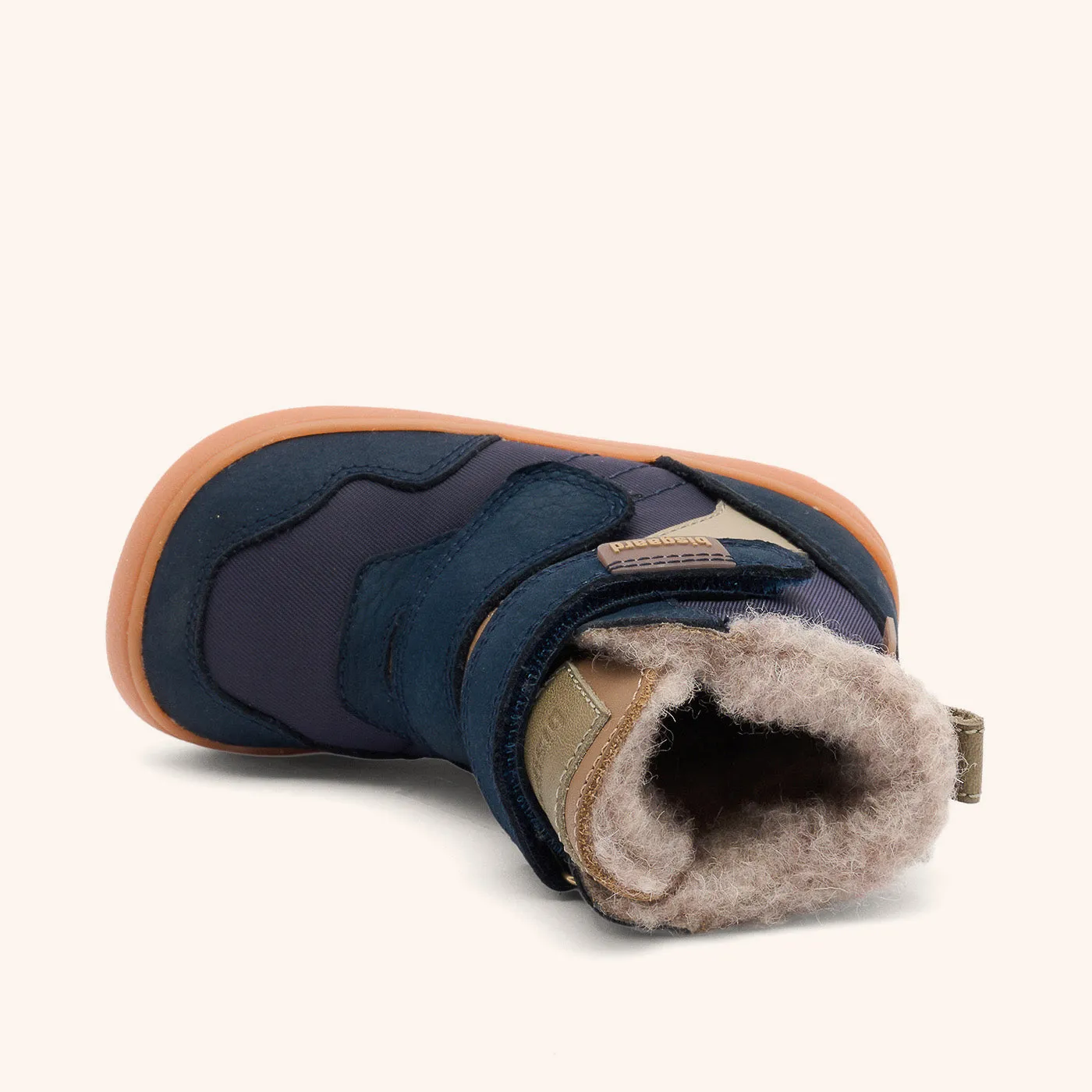 Bisgaard Barefoot Timo Tex barfodsvinterstøvle navy