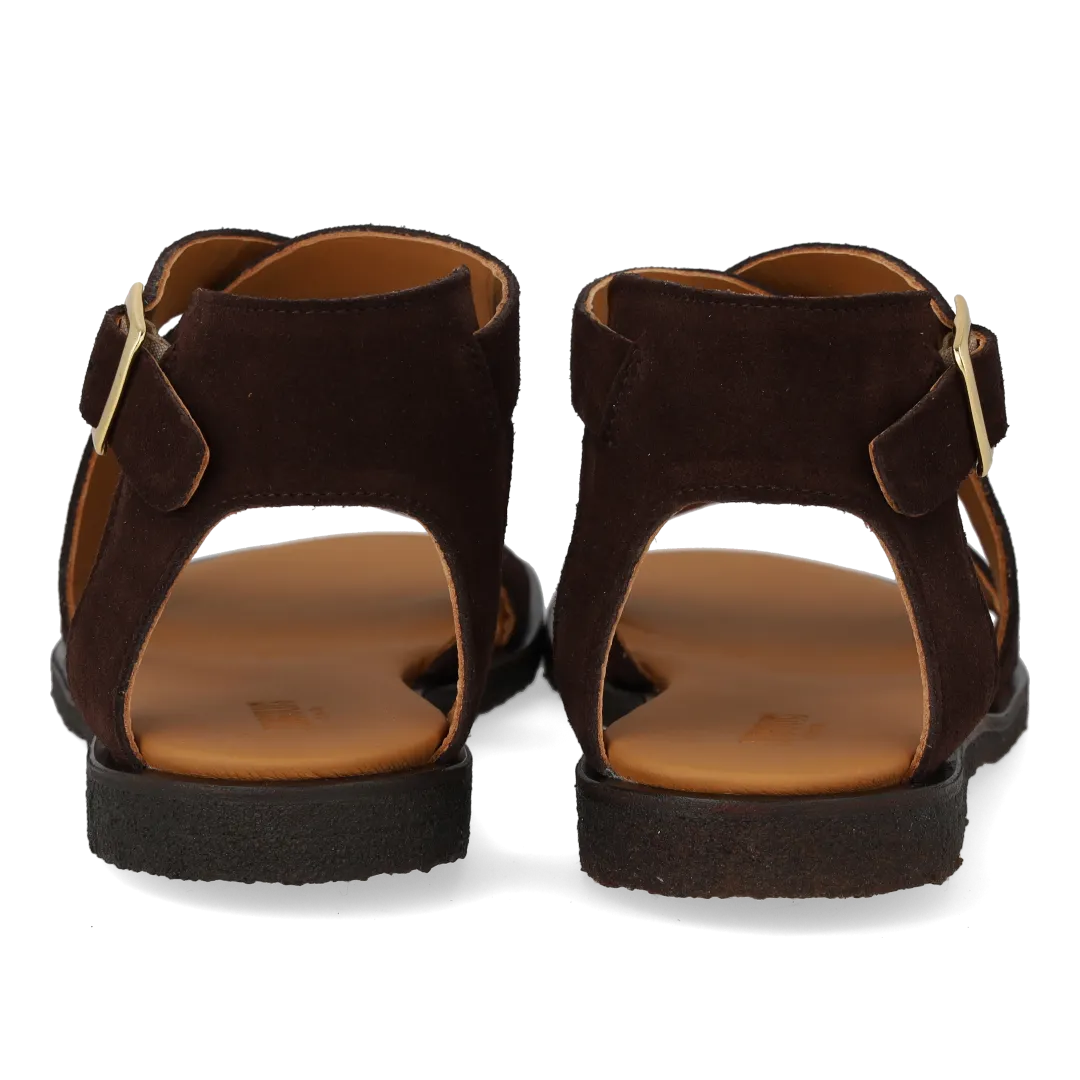Angulus Sandal med spænde damesandal læder