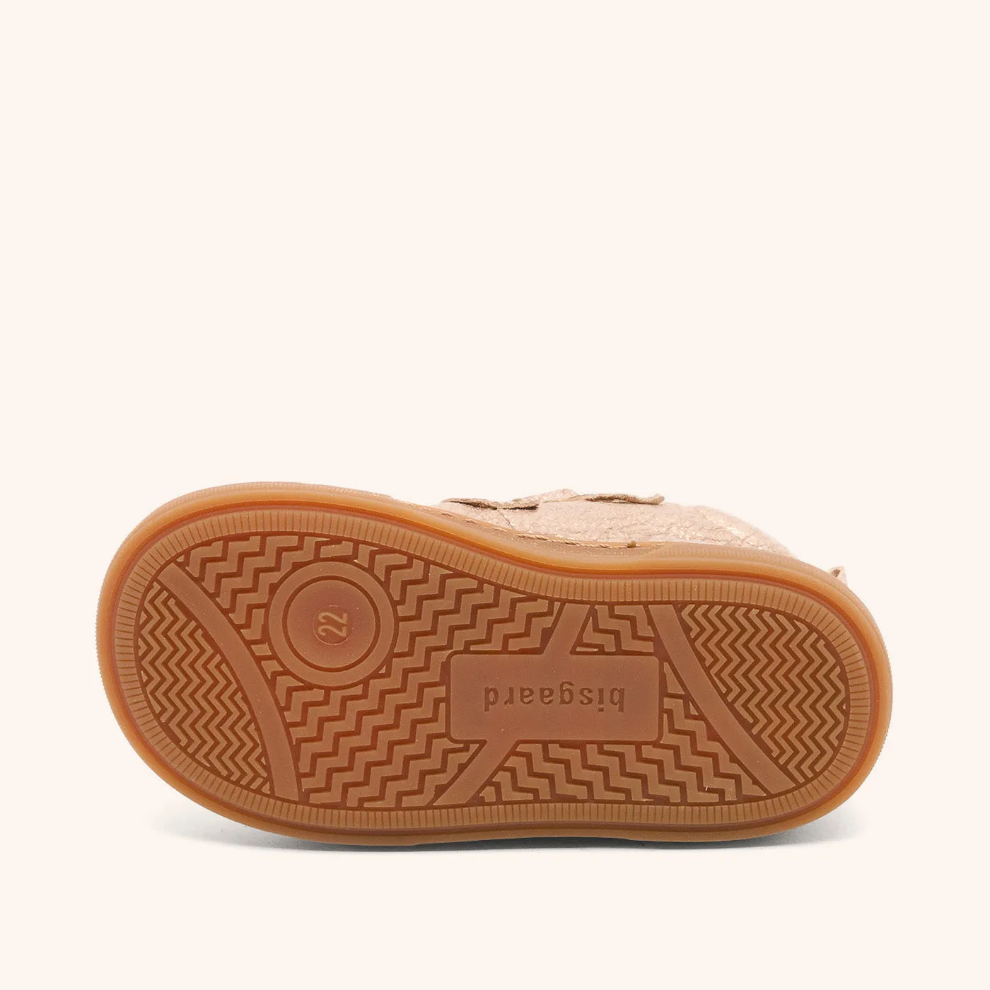 Bisgaard Rainbow sneakers rose gold - velcro