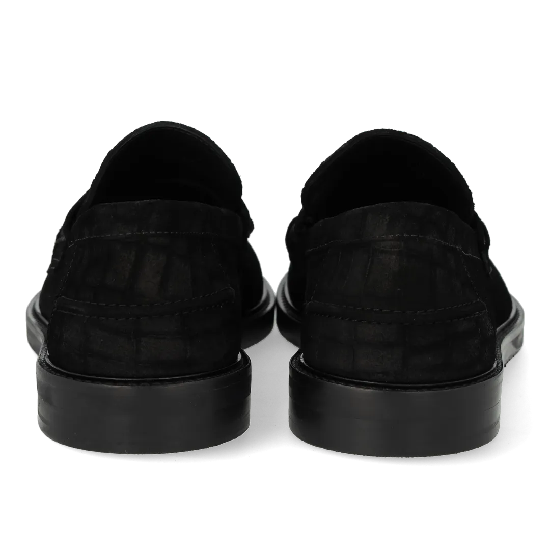 Angulus Penny loafer bred pasform lædersko