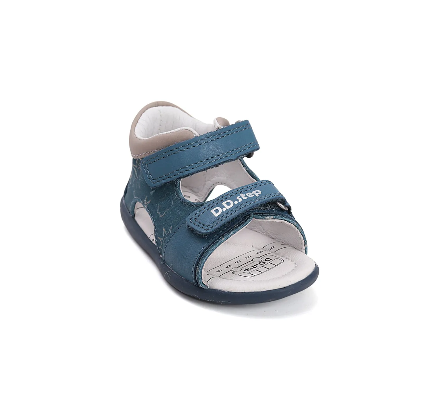 DD Step G075-61722A sandaler dreng normal/bred