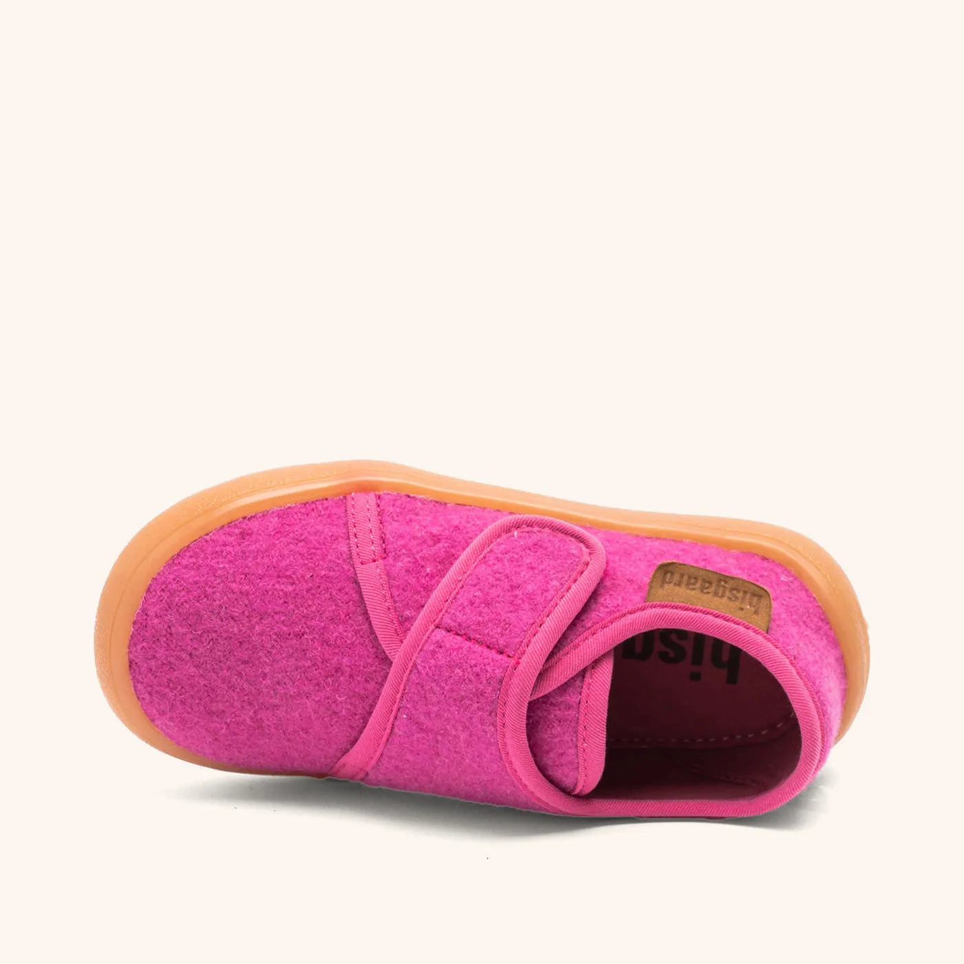 Bisgaard Pav hjemmesko deep pink uld