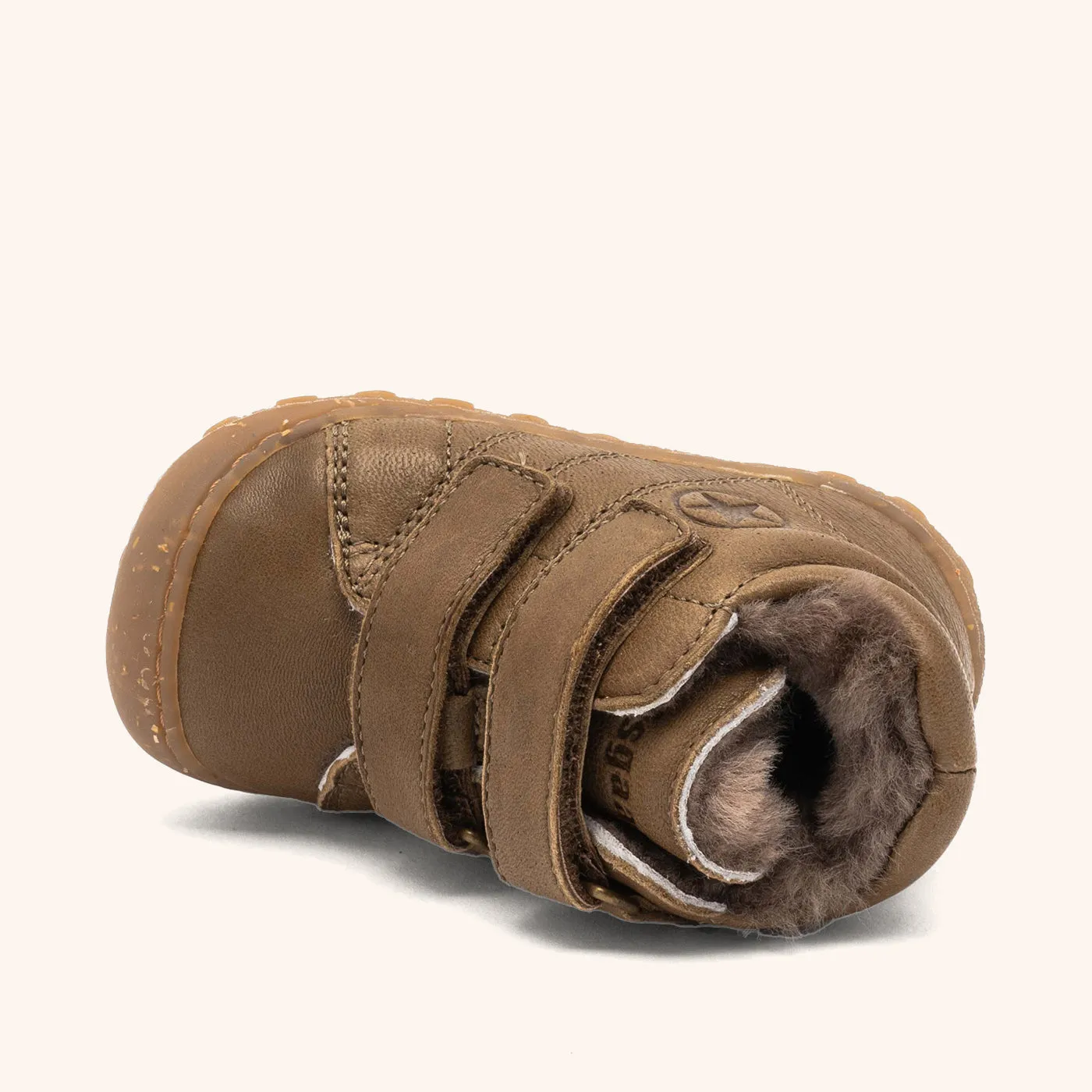 Bisgaard Hale V Lamb begyndersko khaki – lammefoer