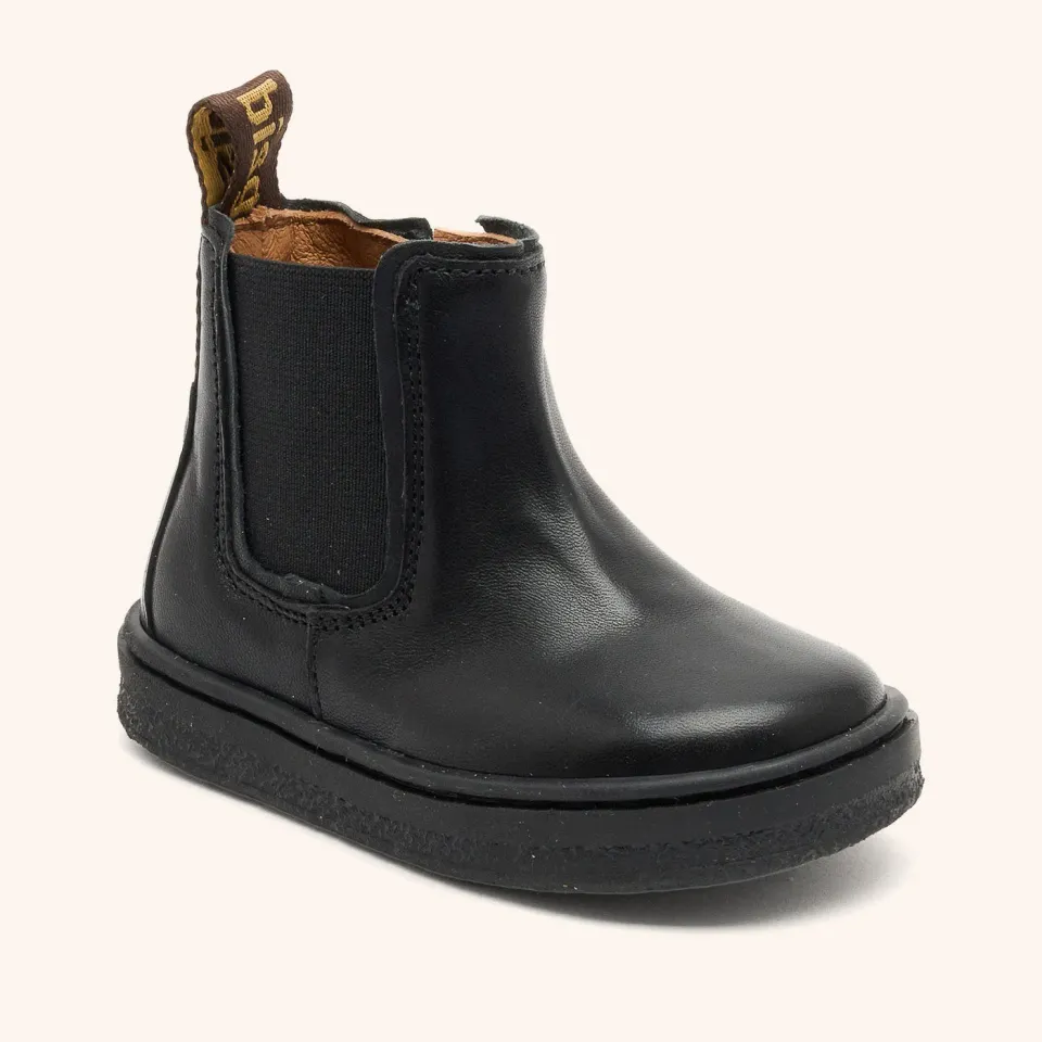 Bisgaard Phillip chelsea-støvle black læder