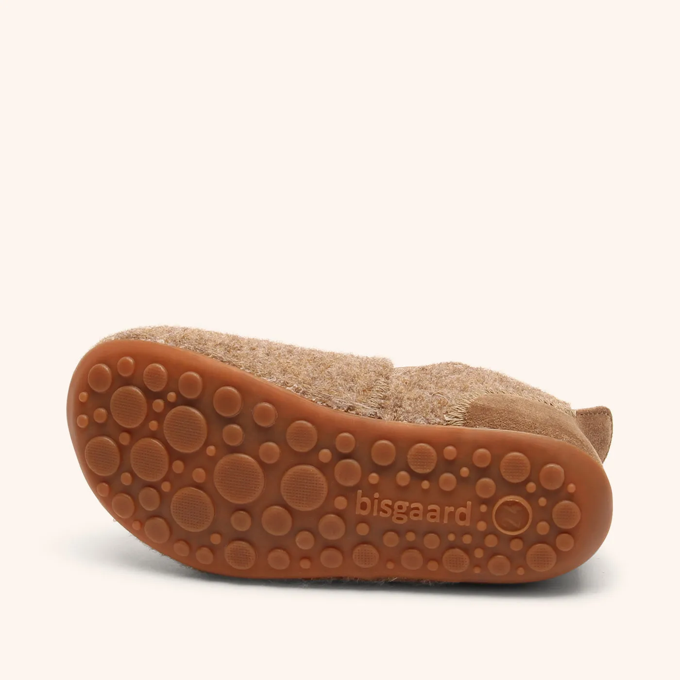 Bisgaard Sailor Wool hjemmesko camel uld varm