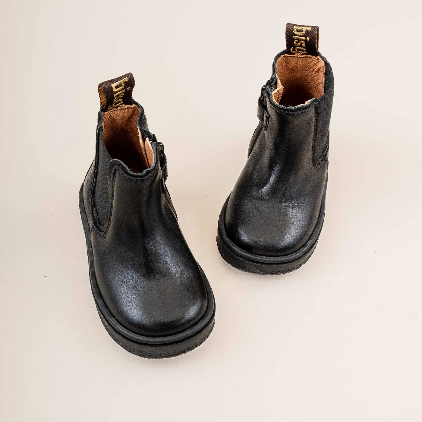 Bisgaard Phillip chelsea-støvle black læder
