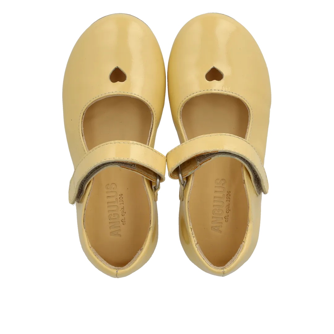 Angulus Ballerina hjertemotiv ballerinasko velcro