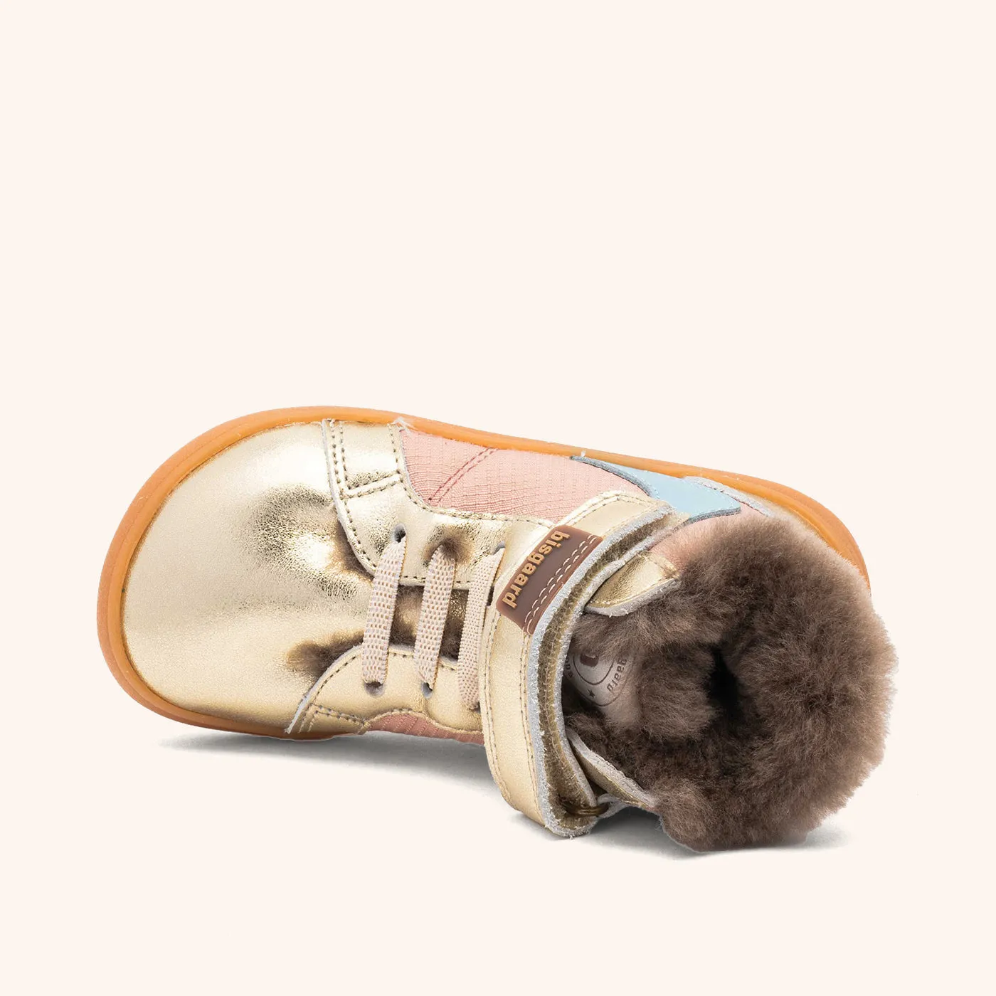 Bisgaard Barefoot Rafael Lamb barfodssko gold foret