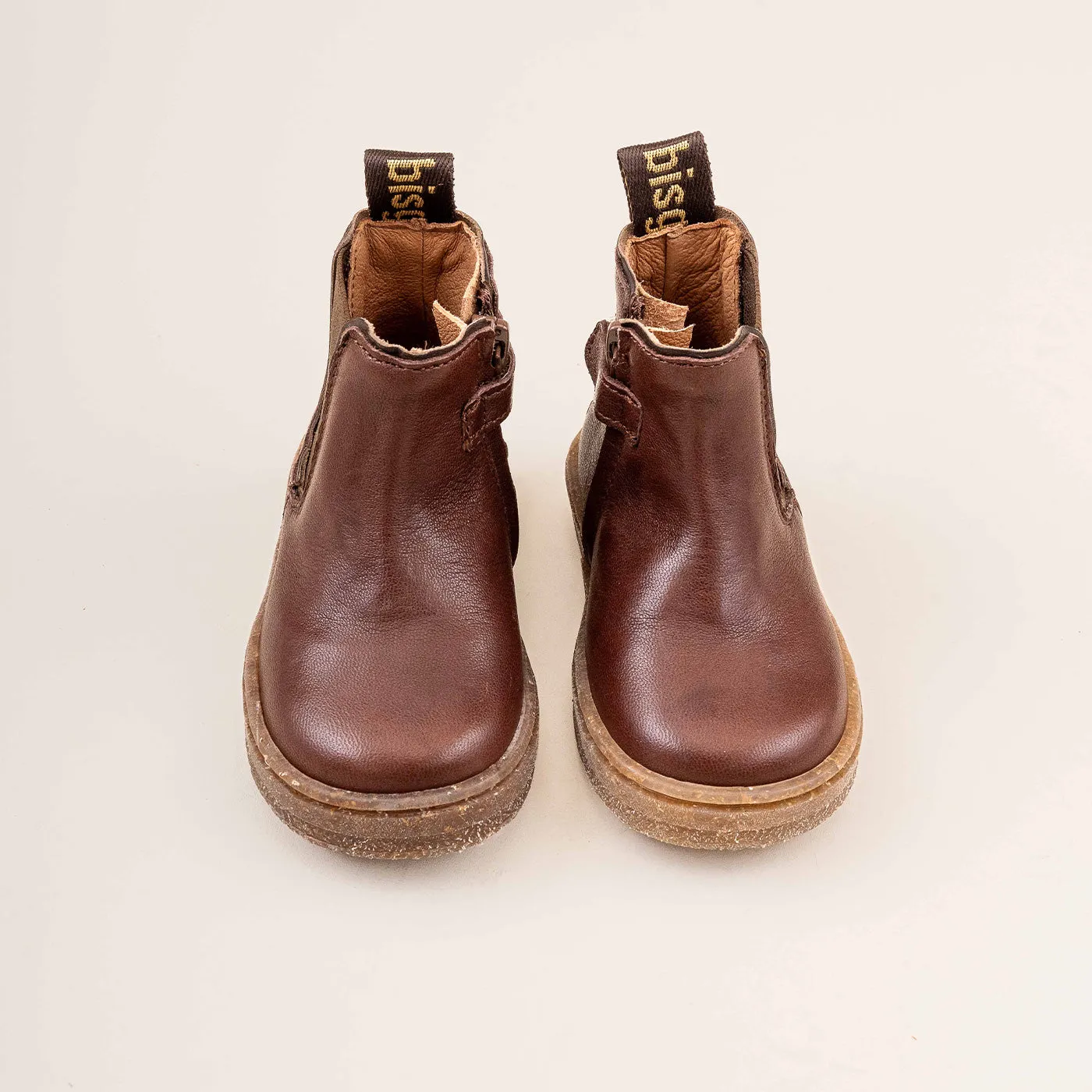 Bisgaard Phillip chelsea-støvle dark brown læder