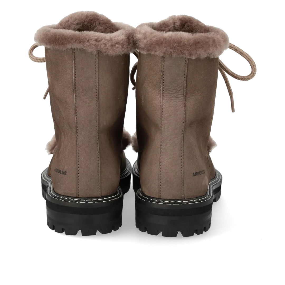 Angulus Chunky snørestøvle med blødt merino uldfoer