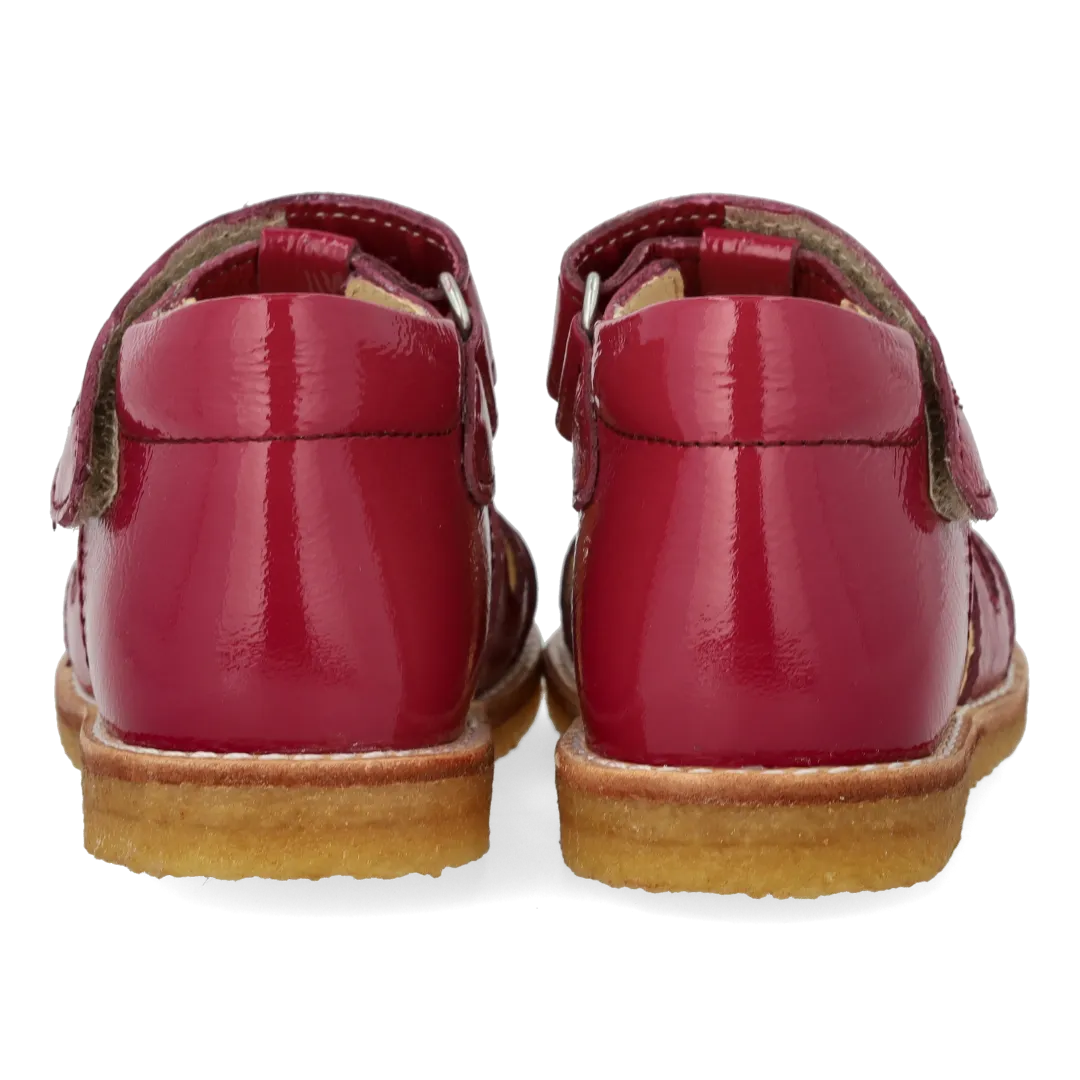 Angulus begynder sandal sløjfe sko lukket tå velcro