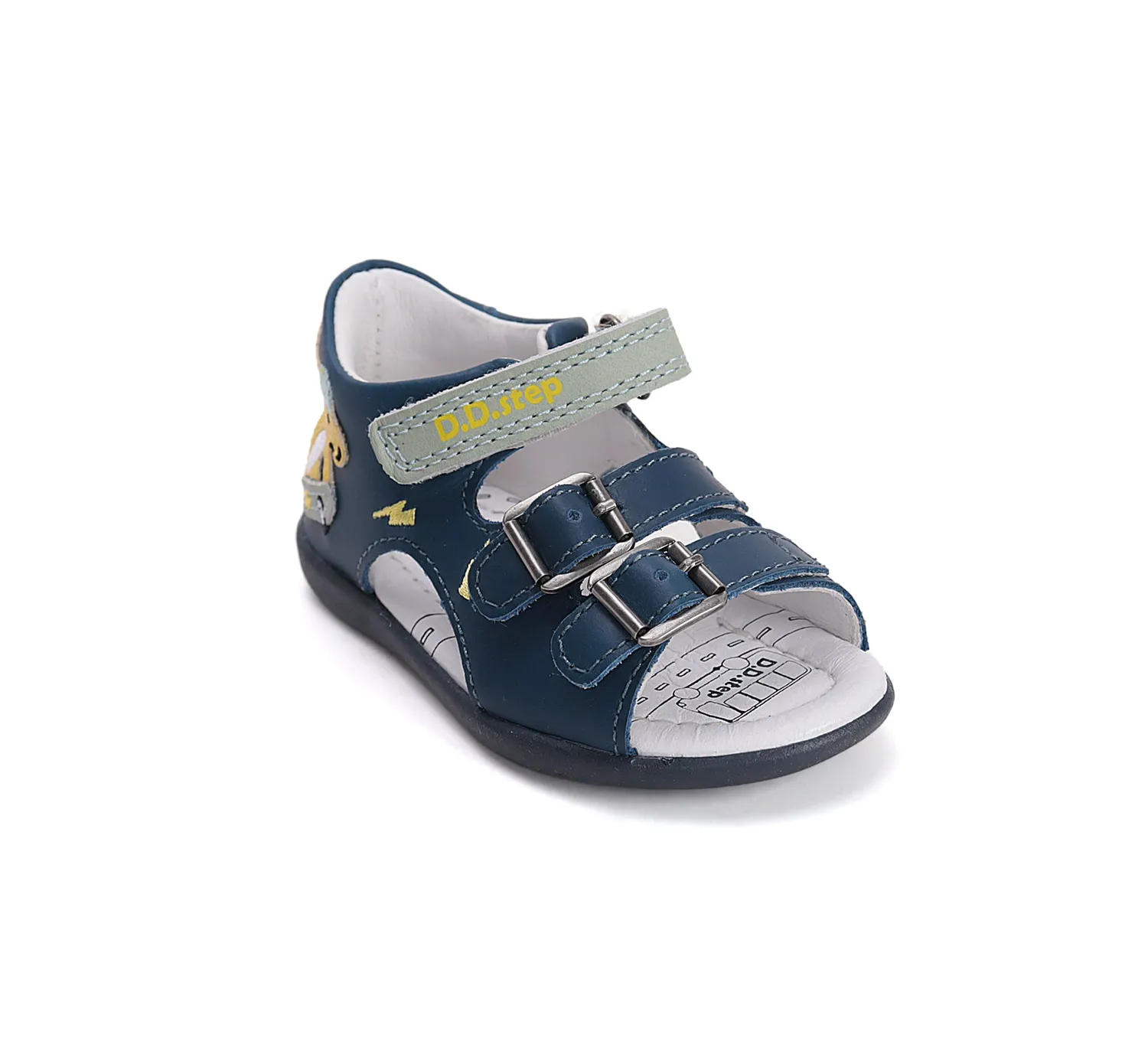 DD Step G075-61229 sandal til drenge normal vidde