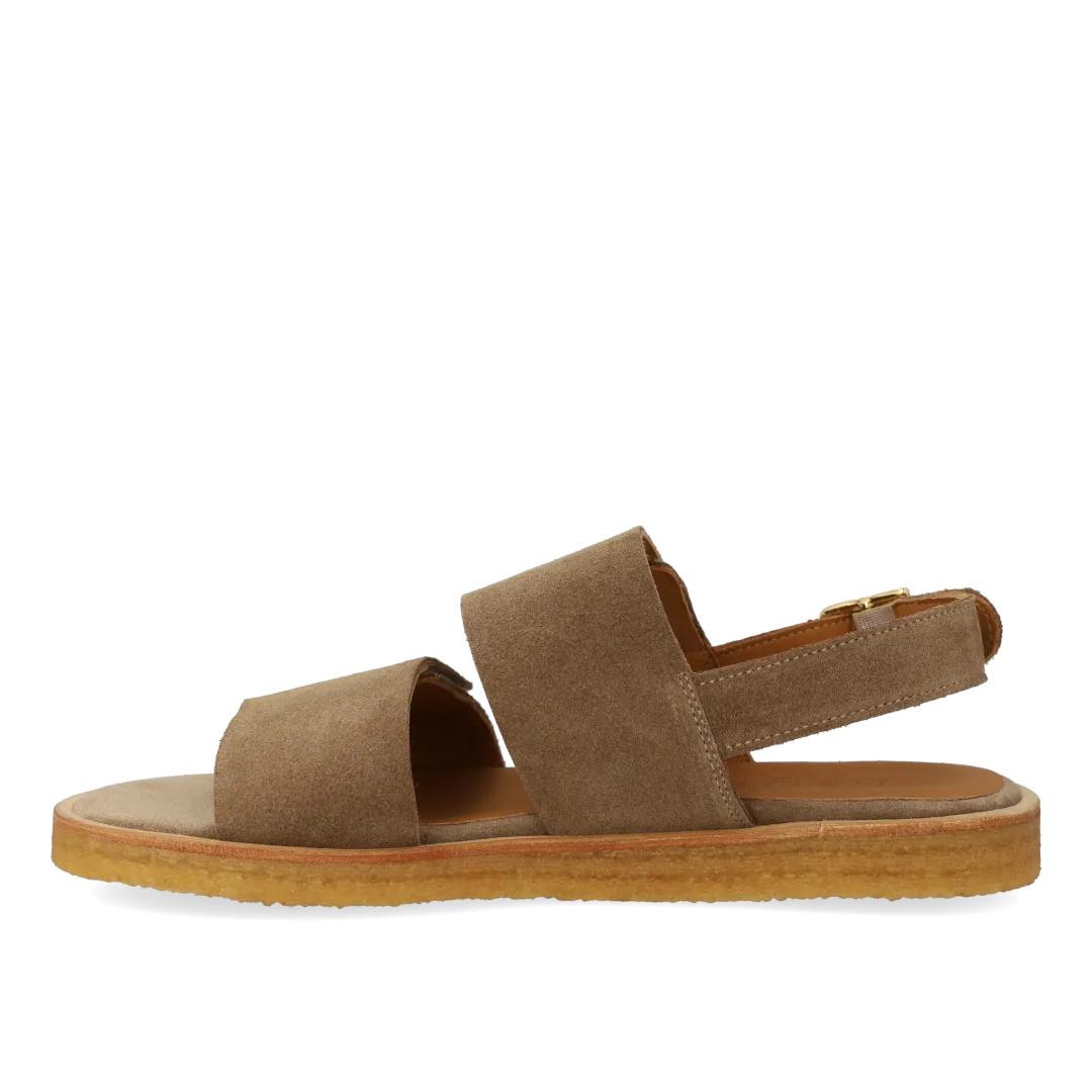 Angulus sandal velcroremme damesandal rund snude
