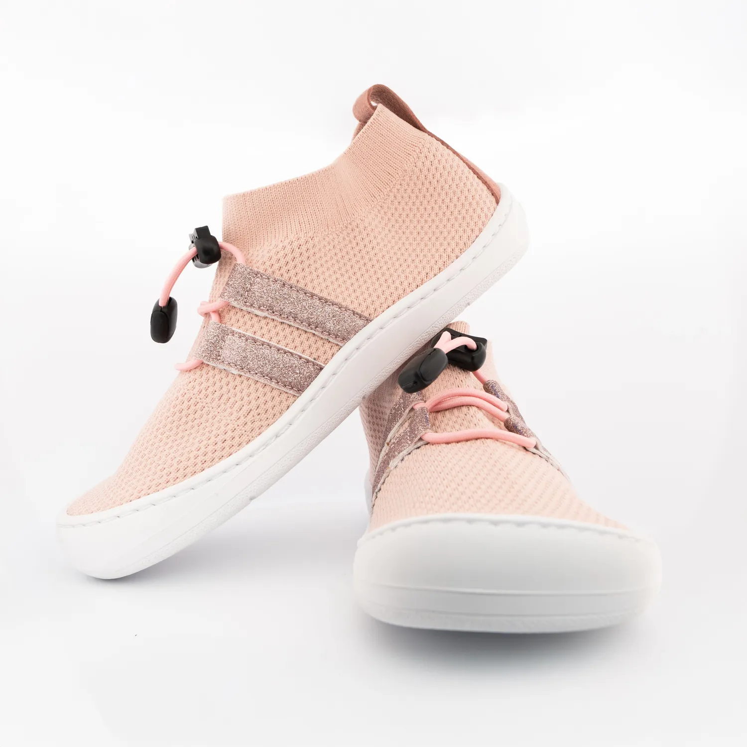 Gogsig Mateo Rose Glitter barfodssko sneakers