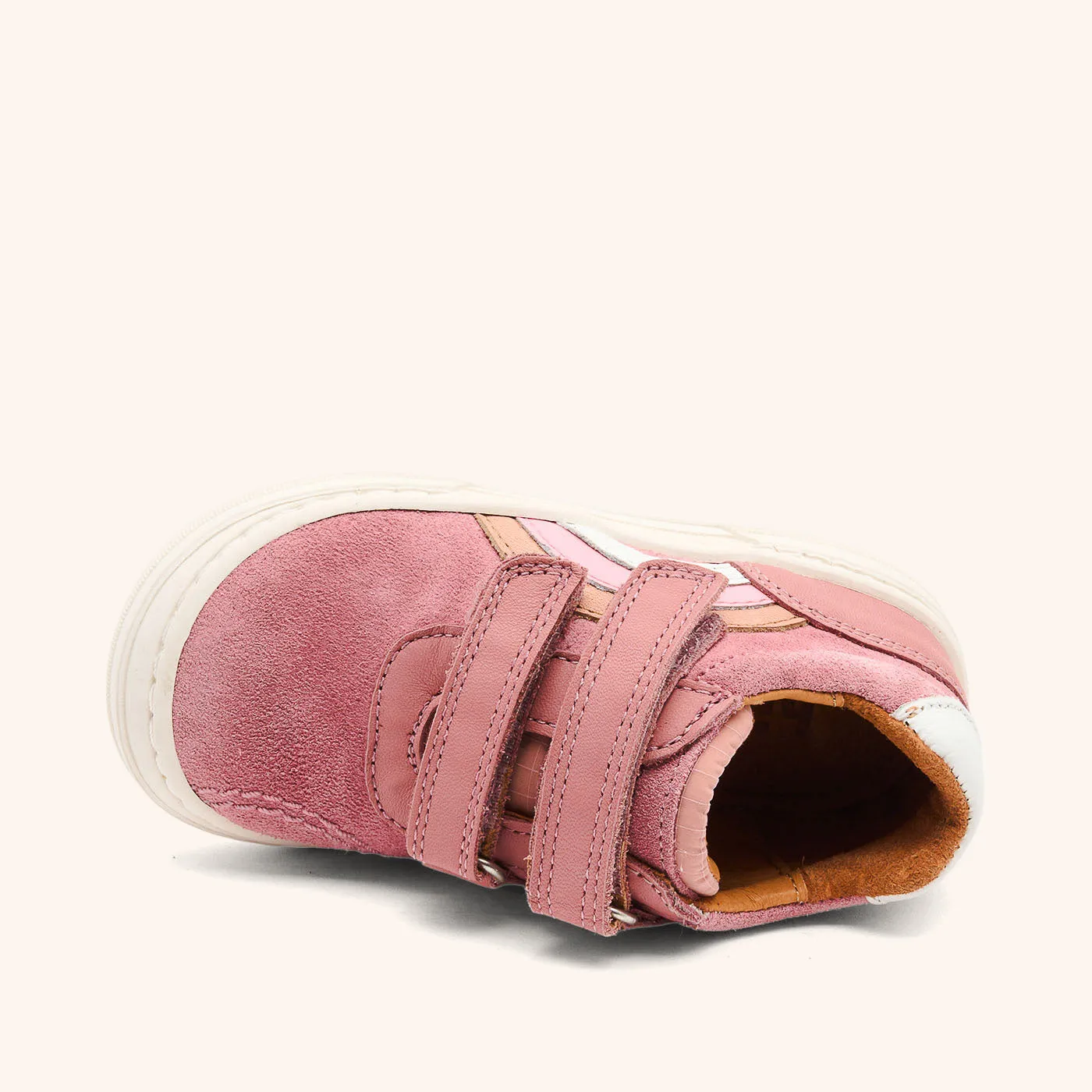 Bisgaard Rainbow Low sneaker rose regnbue