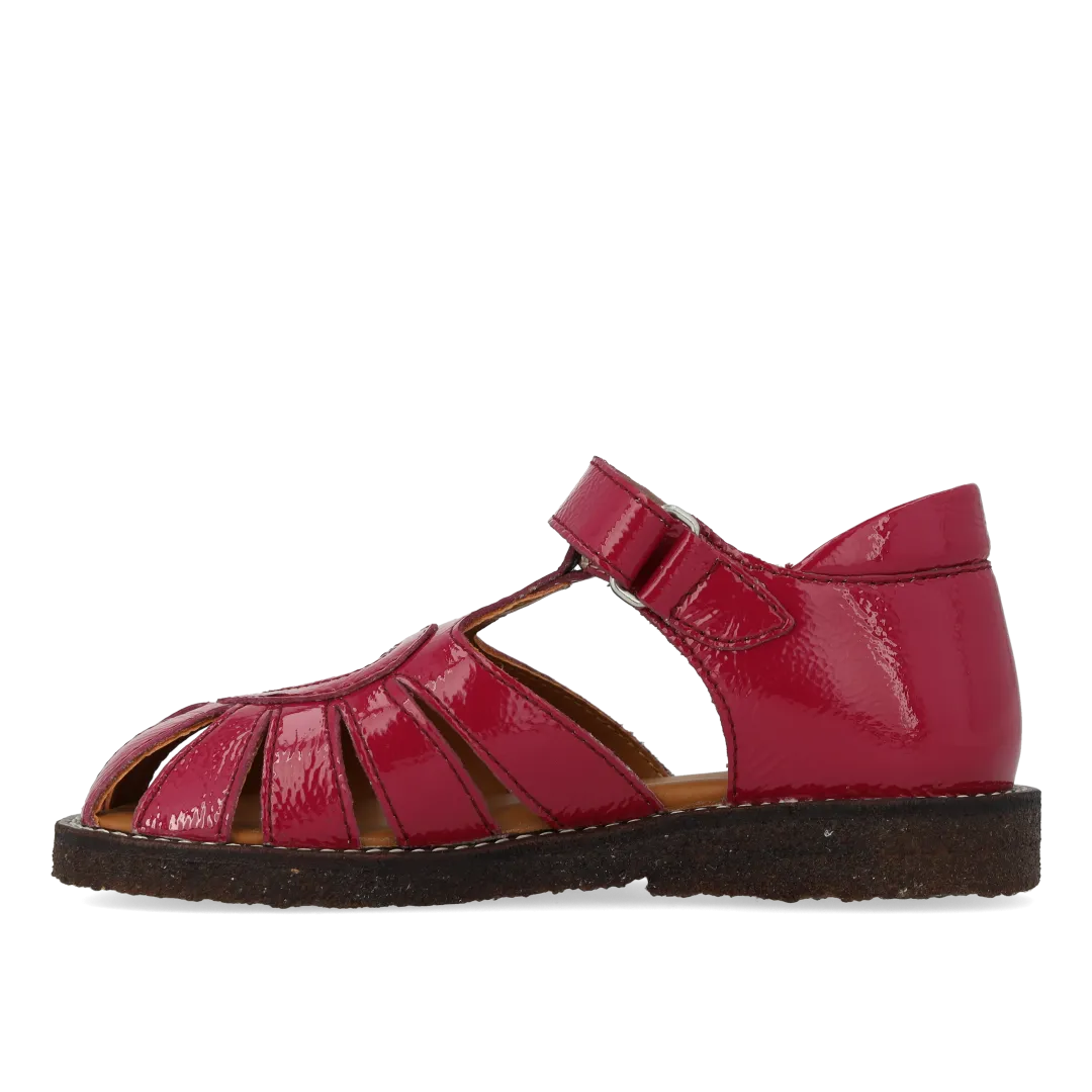 Angulus hjertesandal børnesandal glitter rummelig