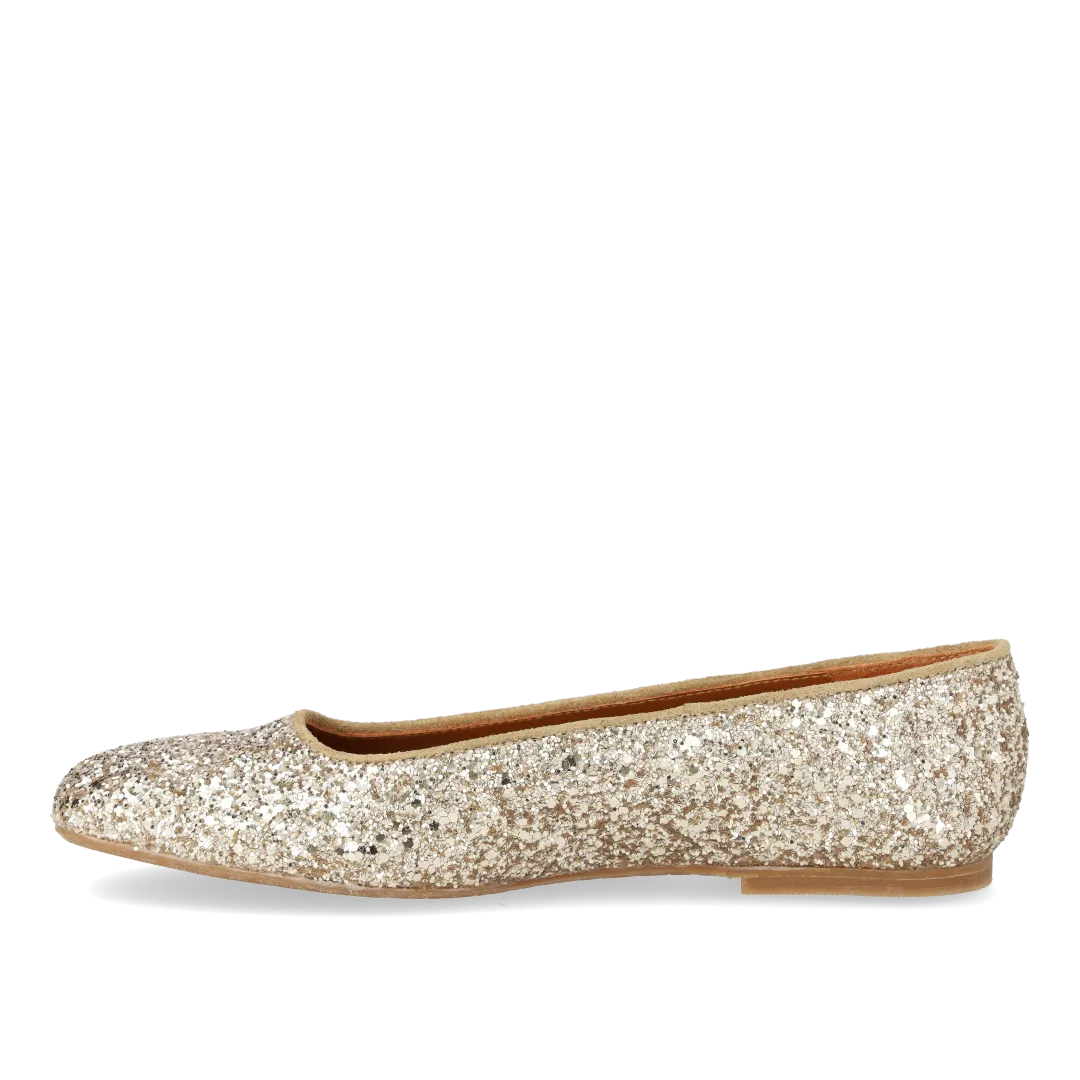 Angulus Ballerina funklende glitter damesko fest
