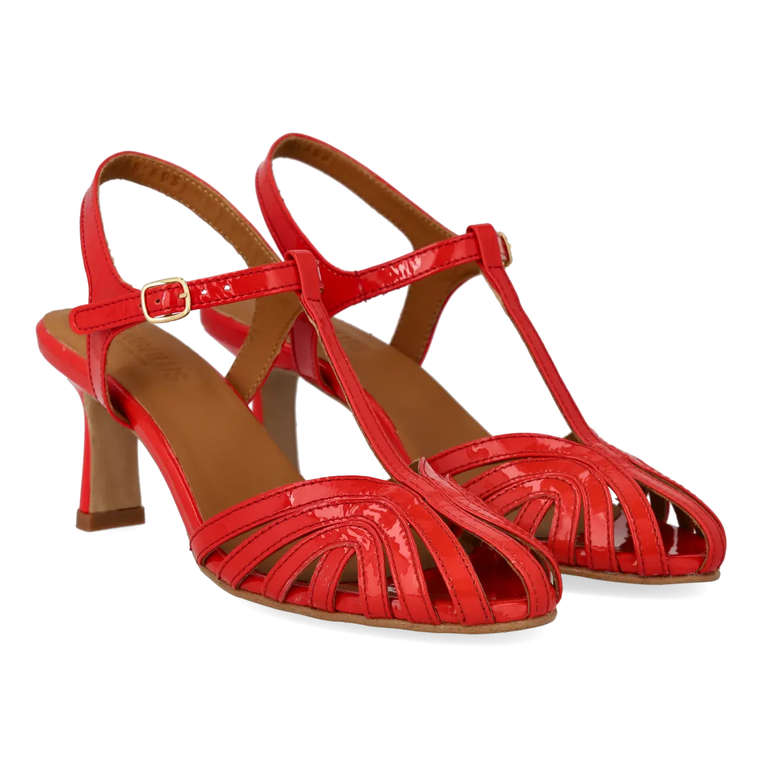 Angulus Højhælet Sandal damesandal 6 cm hæl