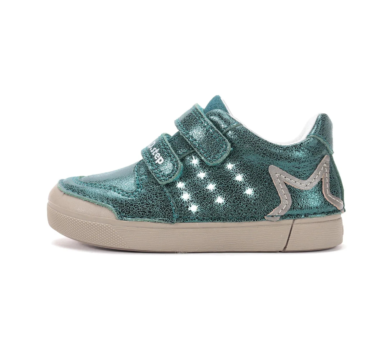 DD Step S068-62702B sneakers med lys til pige