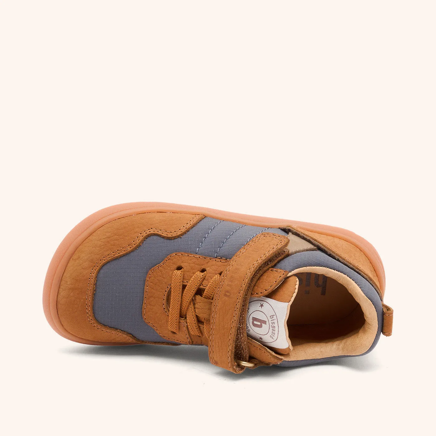 Bisgaard Barefoot Baloo sneaker cognac barfod