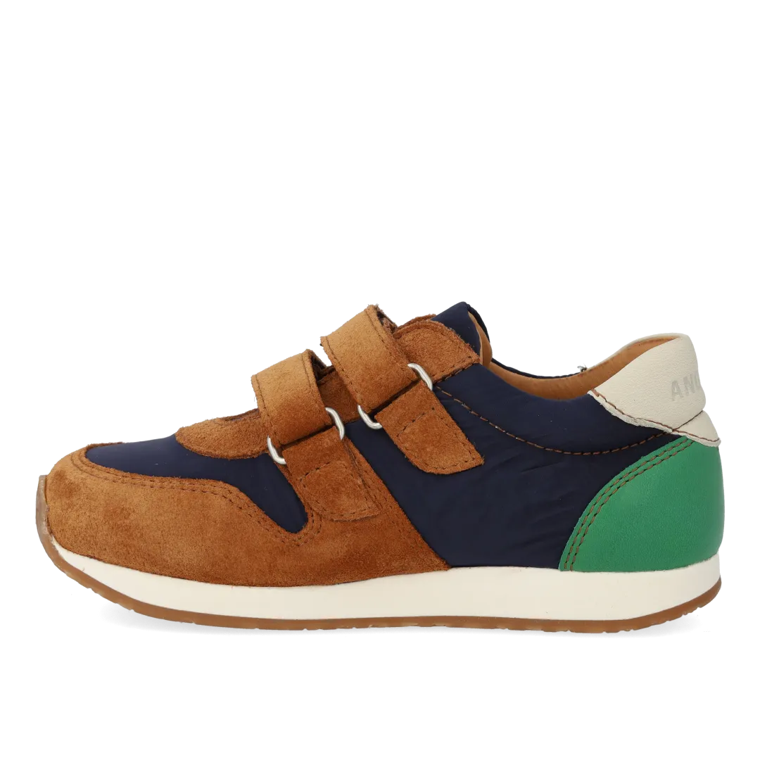 Angulus Running sneaker colour-block velcro