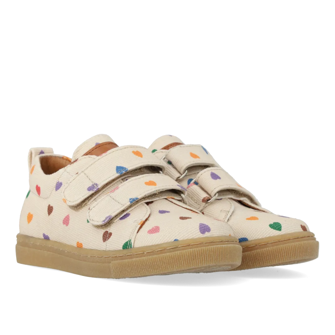 Angulus klassisk sneakers kanvas velcro recycled
