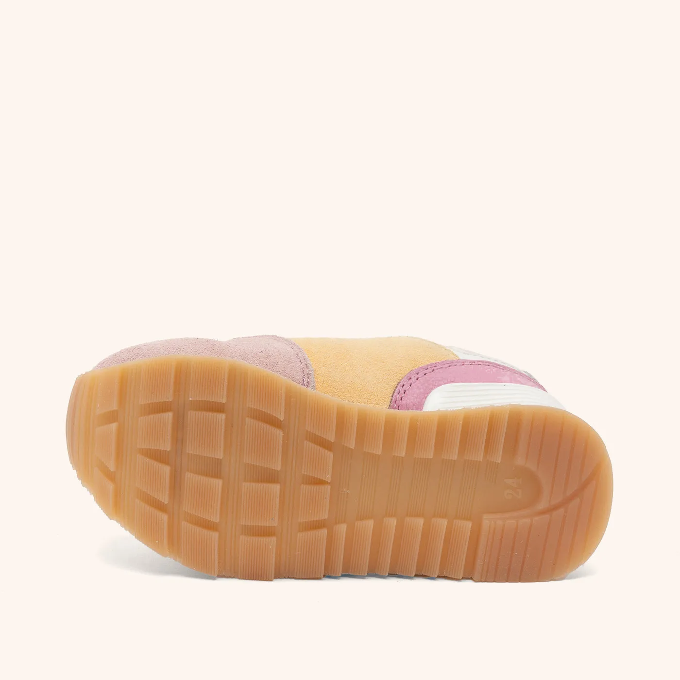 Bisgaard Walde sneaker dusty rose med velcro