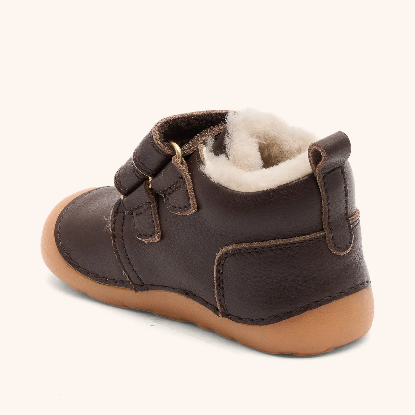 Bisgaard Barefoot Carter begyndersko dark brown lam