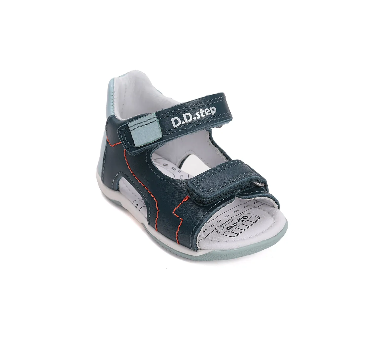 D.D.Step G111-61179B sandaler dreng bred pasform