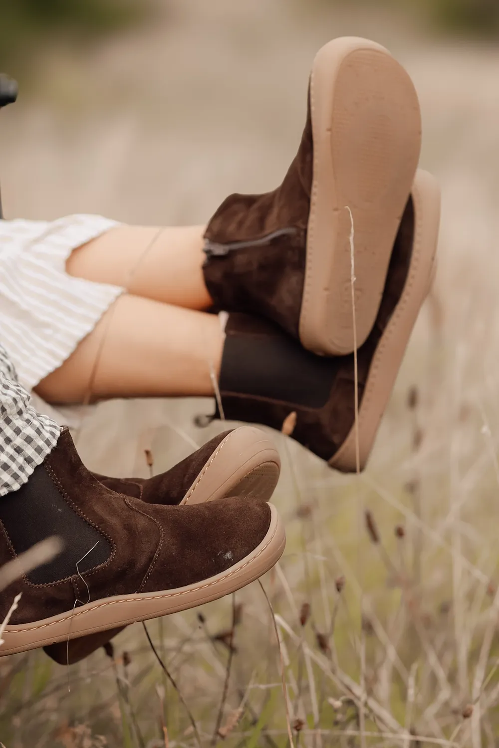 Gogsig Chelsea Brown Suede overgangssko ruskind