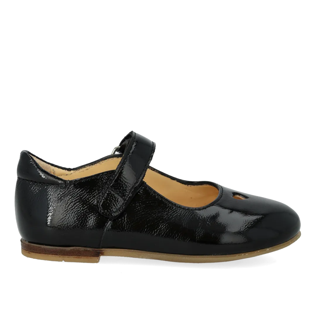 Angulus Ballerina børnesko læder hjerte velcro