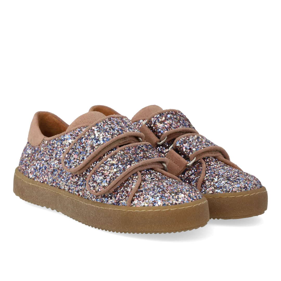 Angulus Sporty velcro-sneaker sneakers glitter