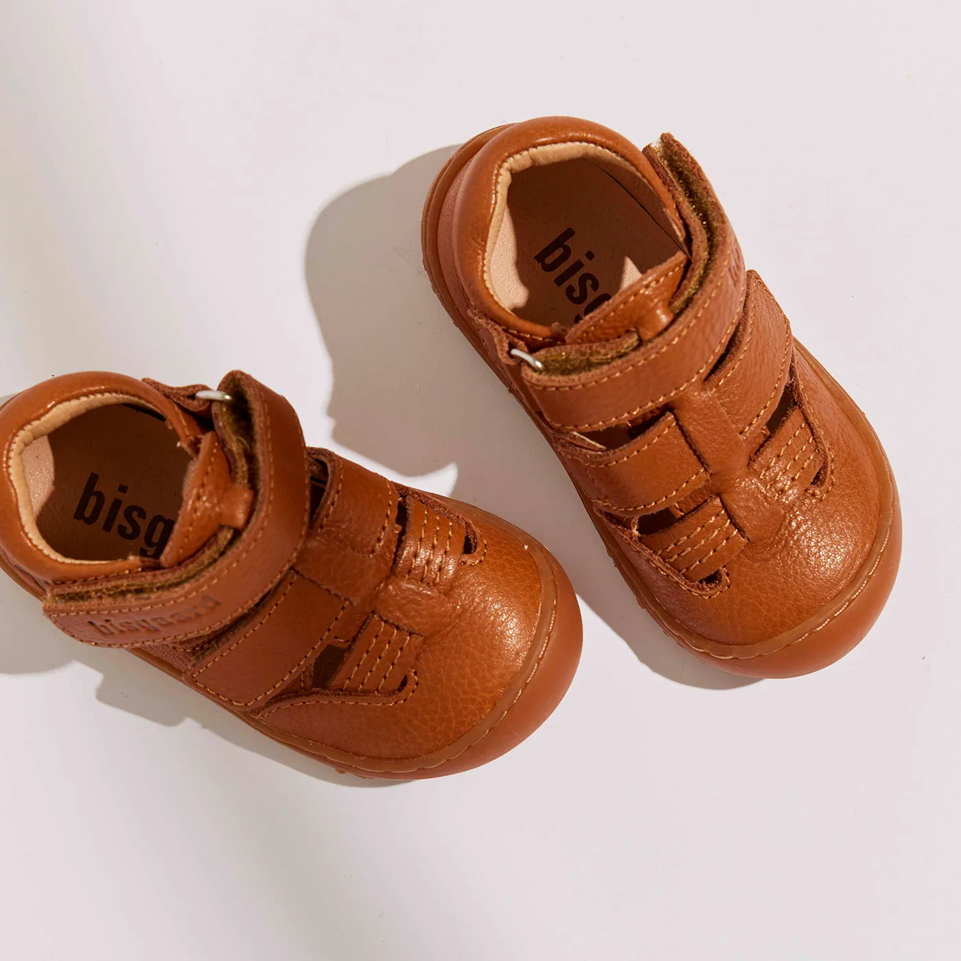 Bisgaard Hana sandal tan barfod bred pasform
