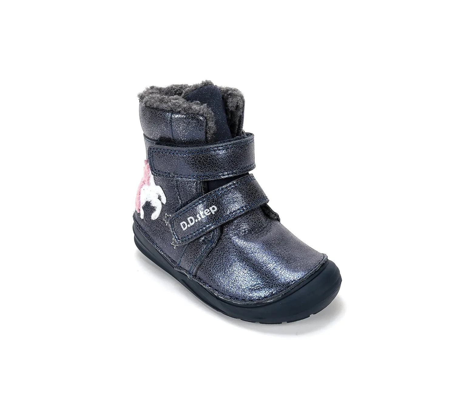 DD Step W071-62376B vinterstøvler pige varm foret
