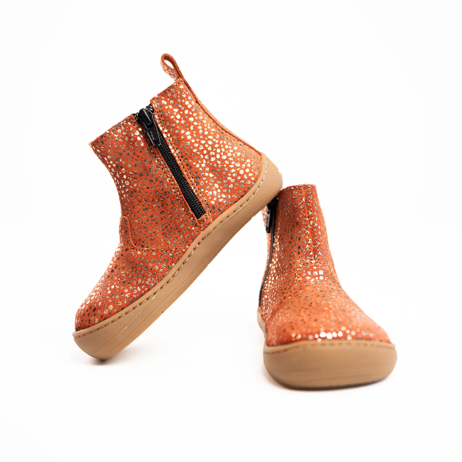 Gogsig Chelsea Coral Glitter overgangsstøvle børn – bred tåboks