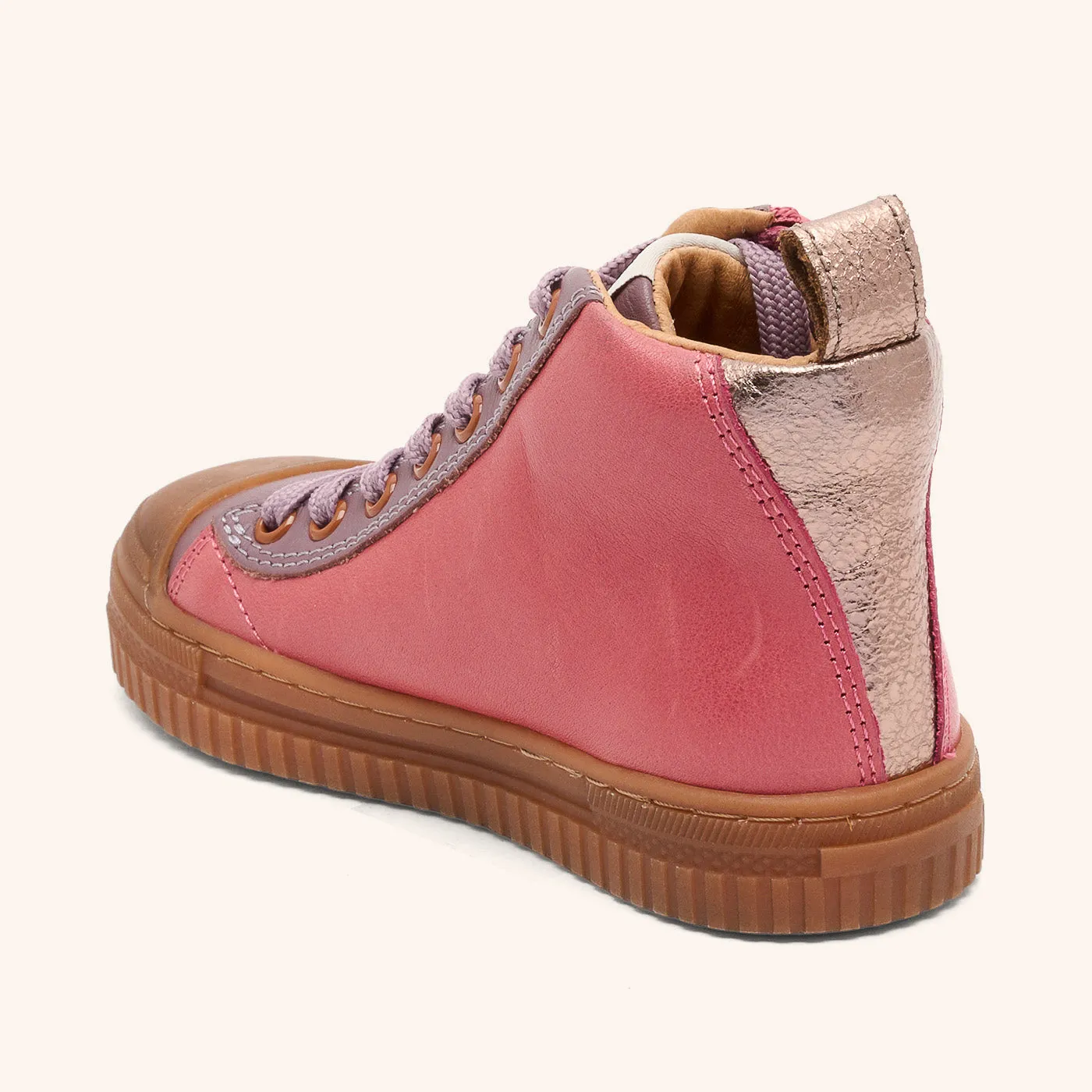Bisgaard Ryan sneaker pink højt skaft
