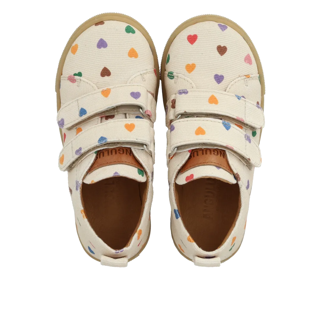 Angulus klassisk sneakers kanvas velcro recycled