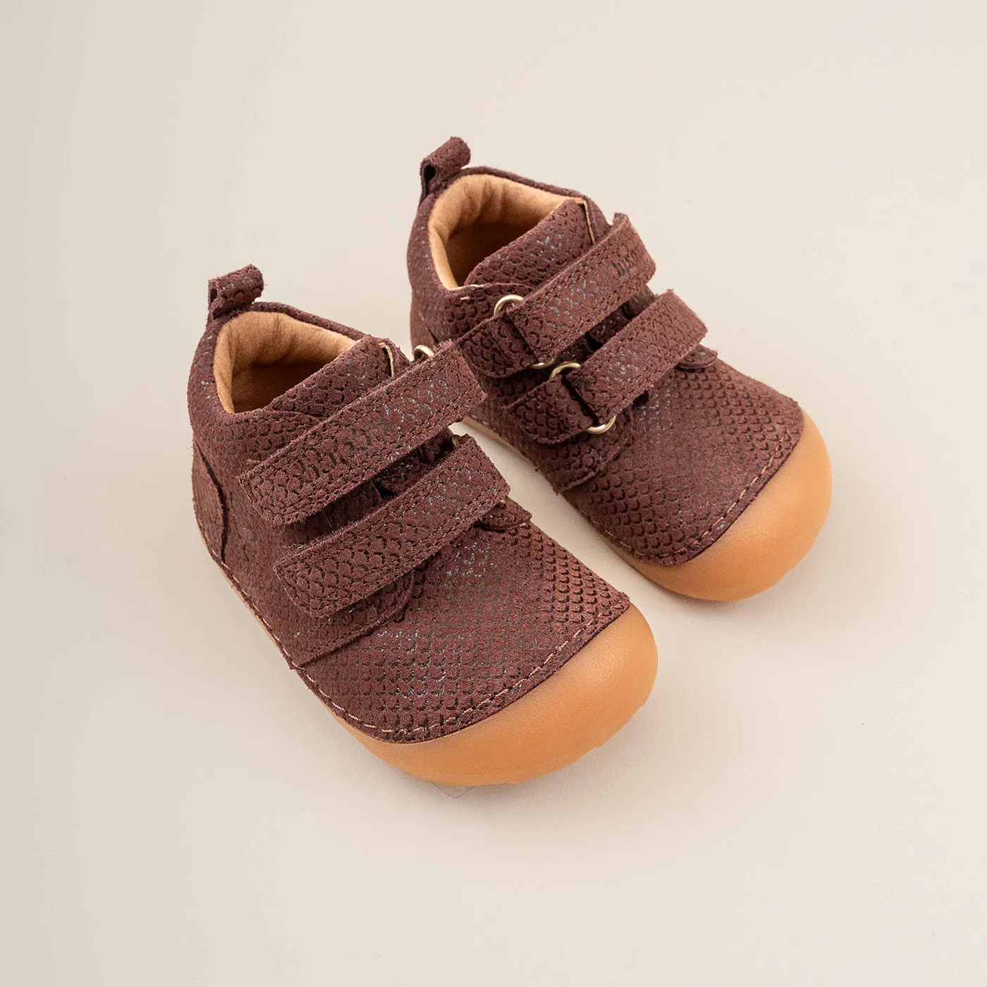 Bisgaard Barefoot Carter begyndersko plum ruskind
